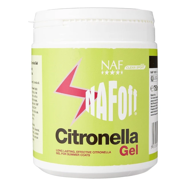 Long Lasting NAF Off Citronella Gel - 750g (Pack of 1)
