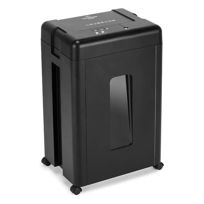 Destructeur de documents haute sécurité P5 Wolverine SD9520 - 15 feuilles, super microcoupe, lame au manganèse