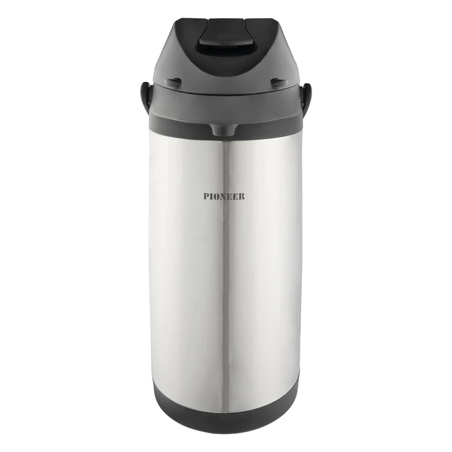 Pioneer Flasks Stainless Steel Airpot Hot Cold Water Tea Coffee Dispenser 5L - SS50HC