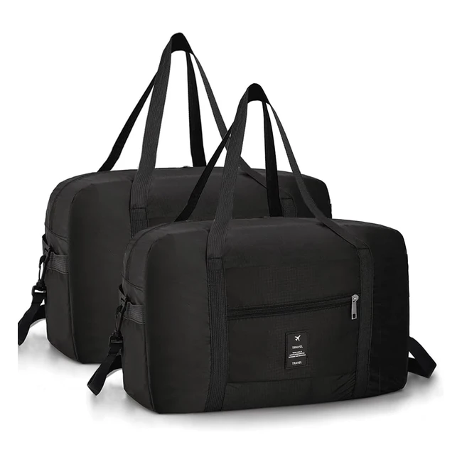 Borsa da viaggio pieghevole Palamea 40x25x20 - Nero