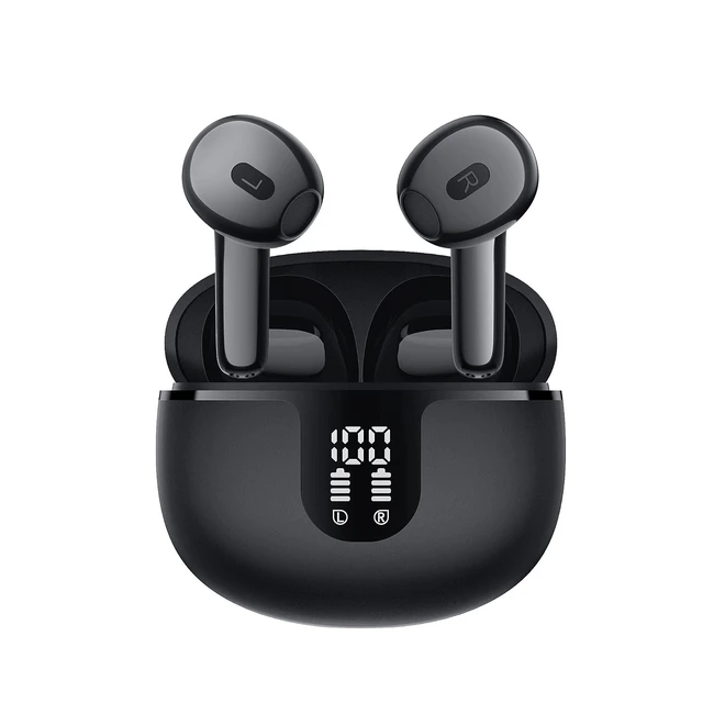 Auriculares Bluetooth Inalámbricos - Alta Fidelidad - Bluetooth 5.3 - Pantalla LED - Impermeables IPX5