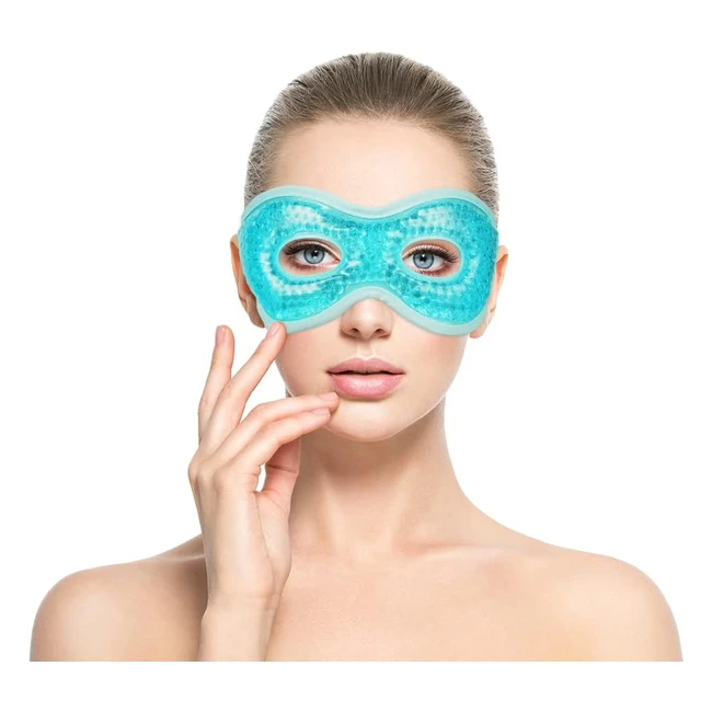 Masque Yeux Froid Gel ACWOO - Soulage Fatigue Oculaire, Migraine, Gonflement, Cernes - Réf. 12345