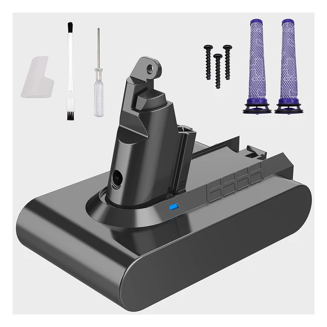 Batterie pour Dyson V6 216V 5000mAh - Batterie de remplacement pour aspirateur