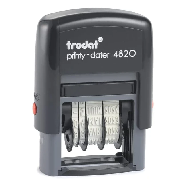 Trodat Printy Dater 4820 - Timbro autoinchiostrante con caratteri 4mm