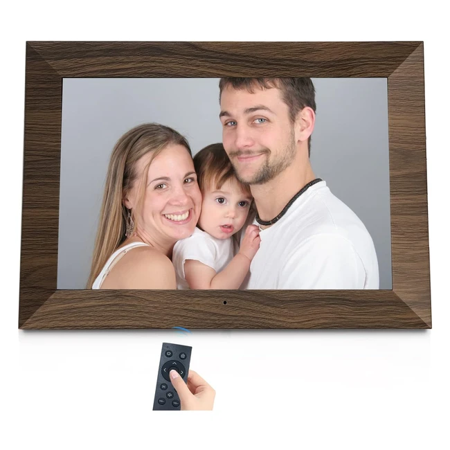 Kedeek Digital Photo Frame 101 inch HD IPS Screen - Auto Play, Remote Control, 1080p Video - #DigitalPhotoFrame