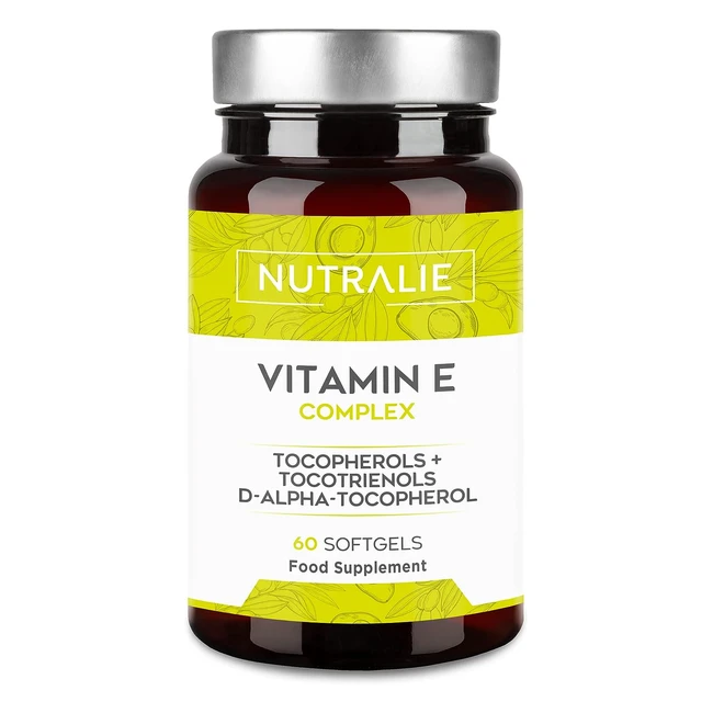Vitamina E Pura Tocoferolo Naturale Massimo Assorbimento - Antiossidante Pelle e
