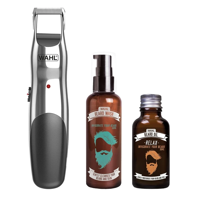 Wahl Beard Trimmer Gift Set - Trim, Shape, and Edge - Rechargeable - 60 Minute Runtime