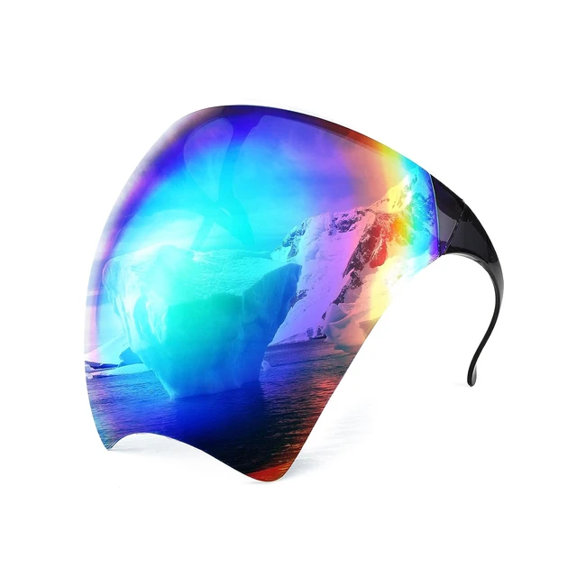 Feisedy Occhiali da Sole Antiappannamento Visiera Protettiva Face Shield Uomo Donna B2781