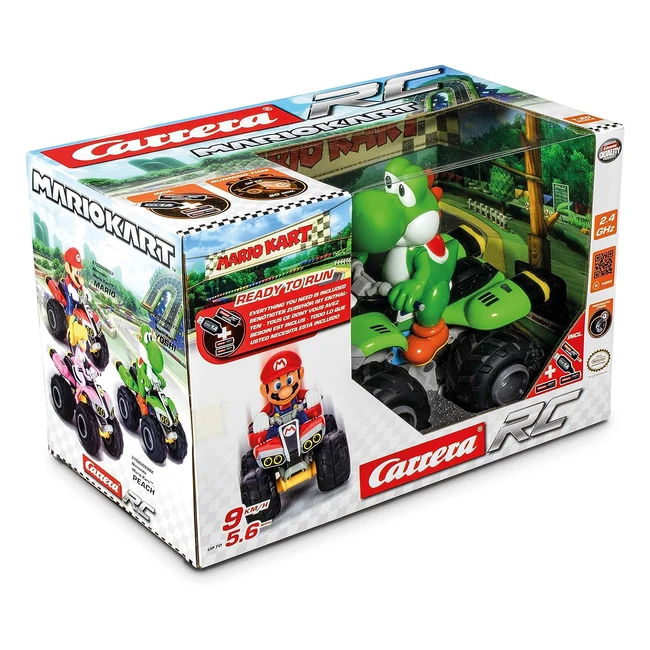 Carrera RC Mario KartTM Yoshi Quad 370200997X - Multicolore