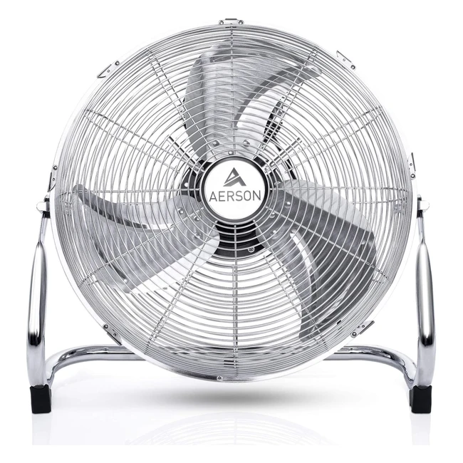 Tresko Aerson Bodenventilator 125W Windmaschine 50cm - Hoher Luftdurchsatz