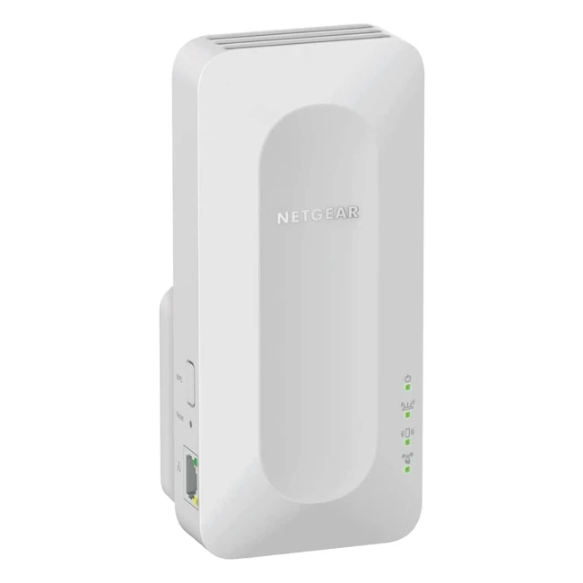 Netgear WiFi Extender Booster EAX12 - WiFi 6 Repeater - AX1600 - Covers up to 1200 sq ft - Connects 15 Devices