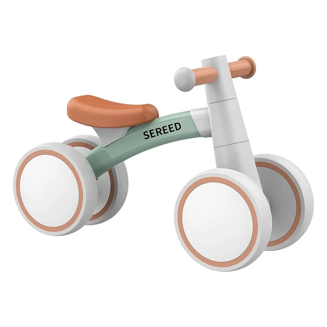 Sereed Bicicletta per Bambini 1 Anno - Giocattolo 12-24 Mesi - Prima Bicicletta 
