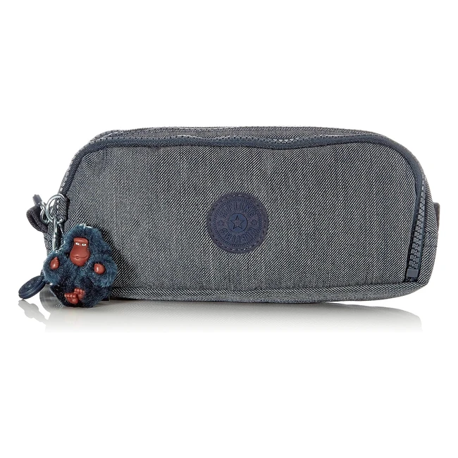 Estuche Kipling Gitroy Grande 23 cm Azul Marine Navy - Varios Compartimentos