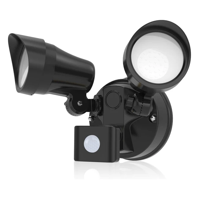 Alusso LED Security Light Outdoor Motion Sensor 30W PIR Flood Lights IP54 Waterproof