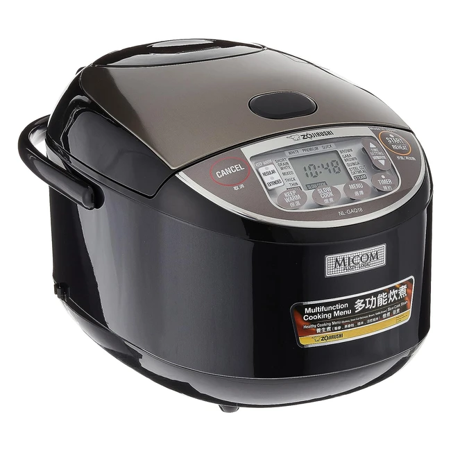 Zojirushi Premium Reiskocher NLGAQ18 - 18 Liter 10 Tassen mit Warmhaltefunktio