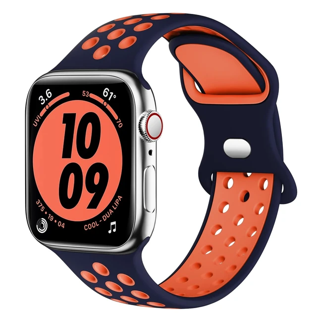 Cinturino Higgs Compatibile Apple Watch 44mm/42mm/45mm - Morbido e Traspirante - Serie 8/7/SE/6/5/4/3/2/1