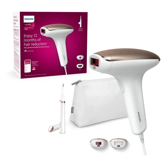 Philips Lumea Advanced IPL Haarentfernungsgerät BRI92100 mit 2 Aufsätzen für Körper und Gesicht und 1 Präzisionstrimmer - Kabelgebunden