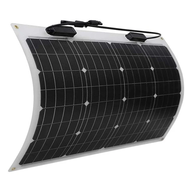 Renogy 50W Flexible Solar Panel - Lightweight, Bendable, Offgrid Charger