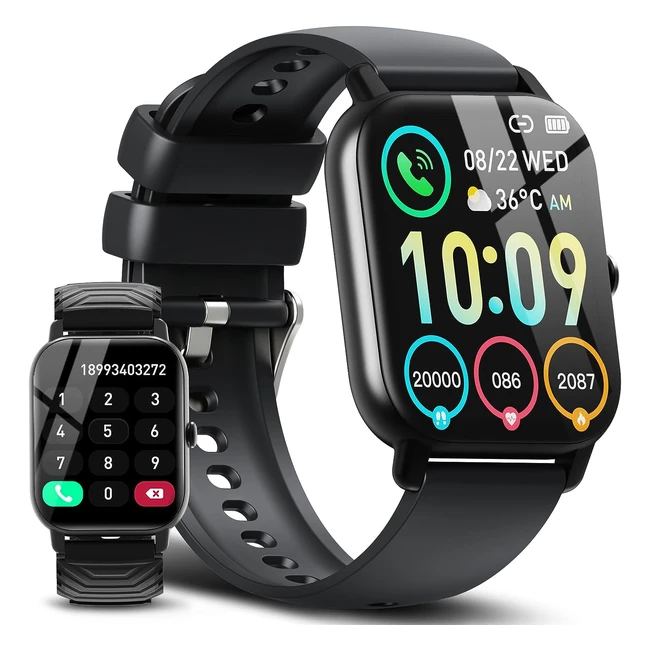 DDIDBI Smart Watch - Answer Calls, 1.85'' HD Touch Screen, Fitness Tracker, IP68 Waterproof