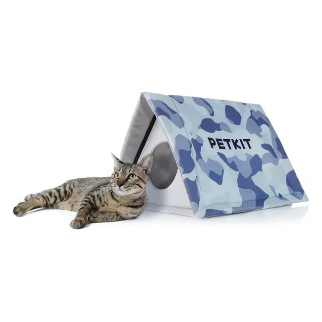 Petkit Cat Outdoor House Waterproof Oxford Cat Shelter Cave 58x46x38cm