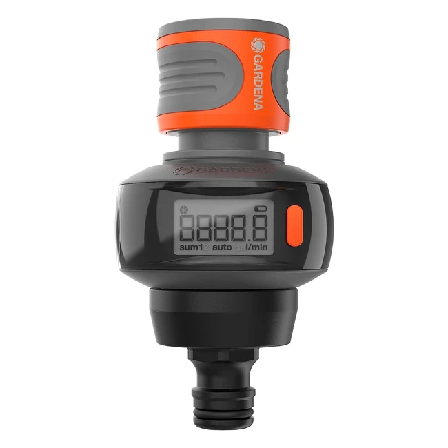 Gardena Aquacount Water Meter - Efficient Watering, Four Operating Modes - UV Resistant & Frostproof - 1835020