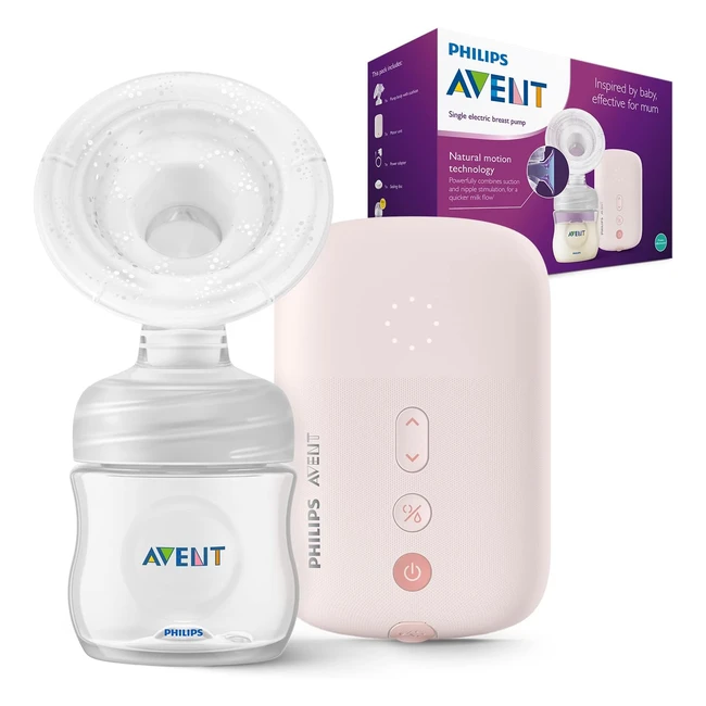 Tire-lait électrique Philips Avent modèle SCF39511 - Mouvement naturel - 8 modes de stimulation