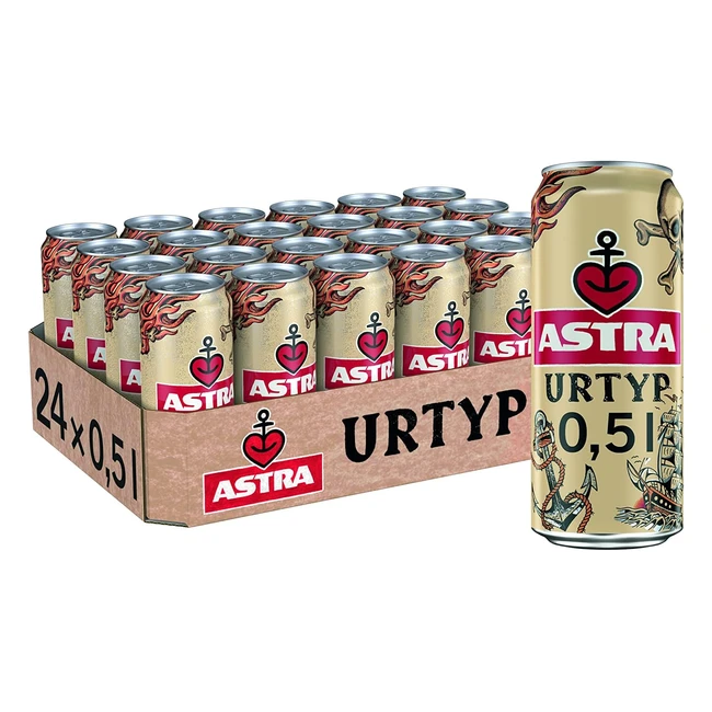 Astra Urtyp Pils Bier Dose Einweg 24 x 0,5l - Mild, feinwürzig und einfach lecker