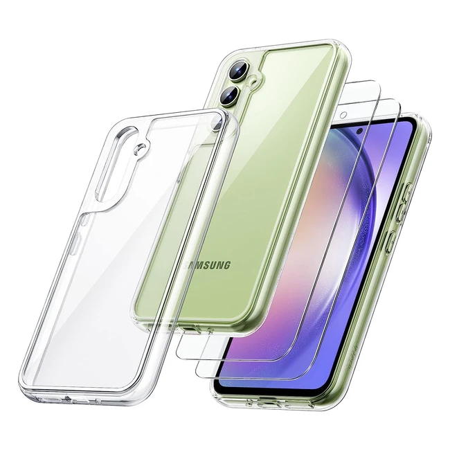 Funda JETech 2 en 1 para Samsung Galaxy A54 5G - Protección Alta - Vidrio Templado - Antigolpes