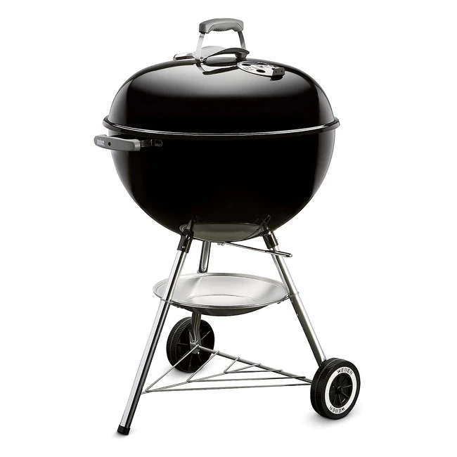 Weber Classic Kettle Charcoal Grill BBQ 57cm - Lid Thermometer - Freestanding Ou