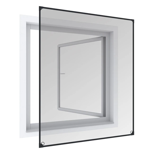 Ventana magntica para mosquitera Windhager 04301 - Instalacin sin herramient