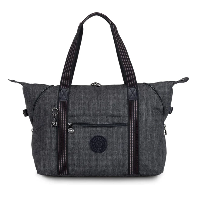 Kipling Art M Travel Tote Bag - Active Denim - 58cm - 26L - 0.50kg - Water Repellent