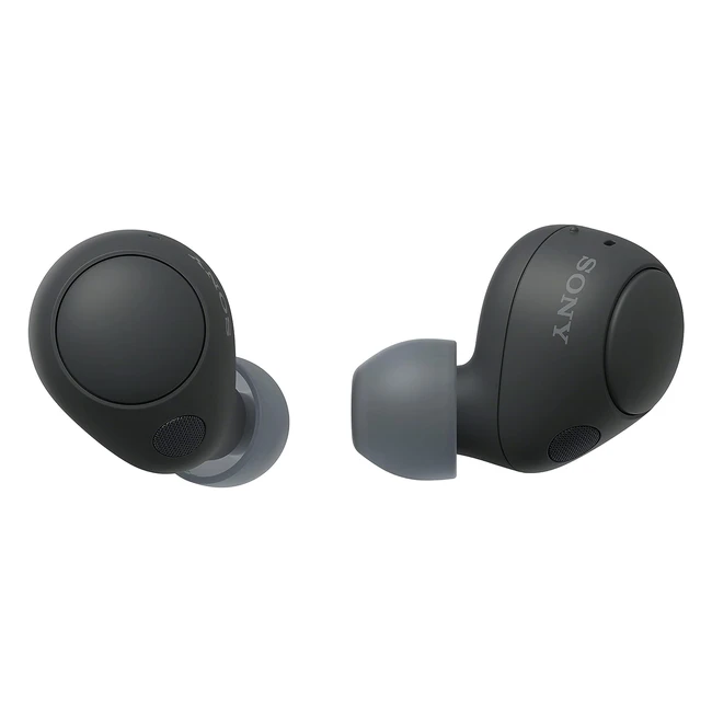 Sony WFC700N Wireless Bluetooth Noise Cancelling Earbuds | Small Lightweight | IPX4 Rating | 20hr Battery | Quick Charge | iOS Android | Black