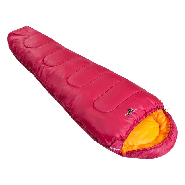 Vango Saturn Outdoor Sleeping Bag - Soft & Cosy Lining, 2 Season, 210cm Length