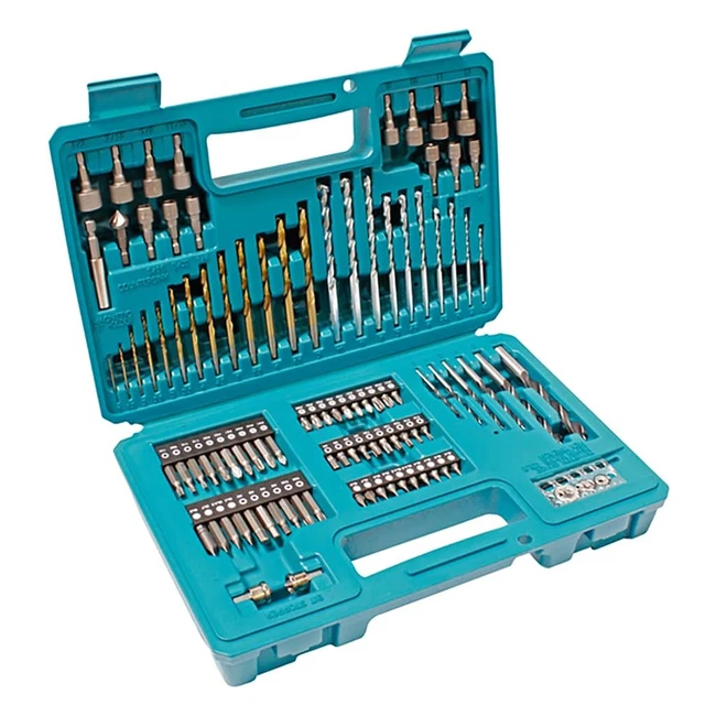 Makita B68432 102-Piece Drill and Screw Bit Set - High Quality, Versatile, and Complete