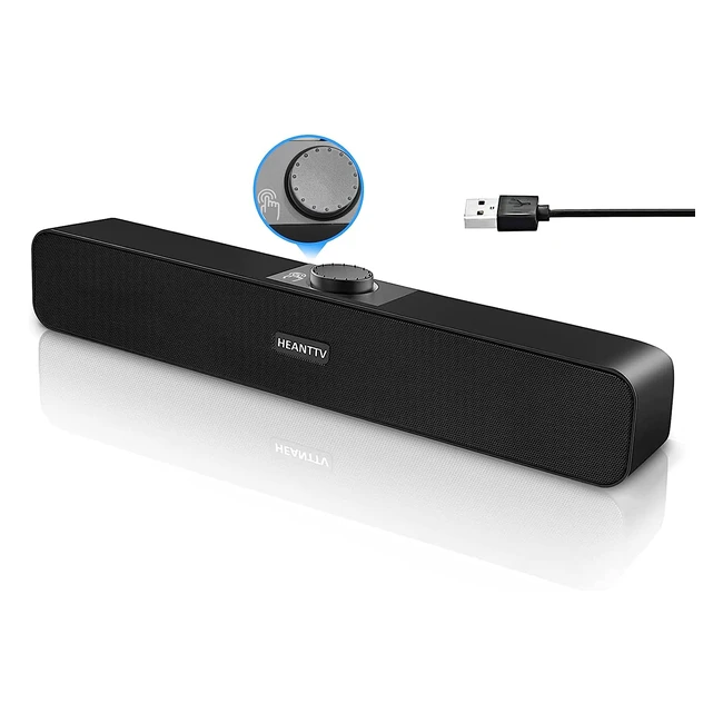 Altoparlanti PC Bluetooth 53 - Heanttv - Alta qualità audio - Compatibile con PC, laptop, smartphone, tablet - #AltoparlantiBluetooth #AudioDiQualità #ConnettivitàFacile