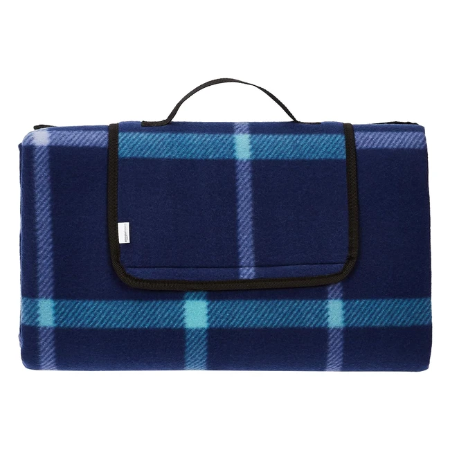Manta para picnic Amazon Basics 200x200cm - Impermeable y ultraligera