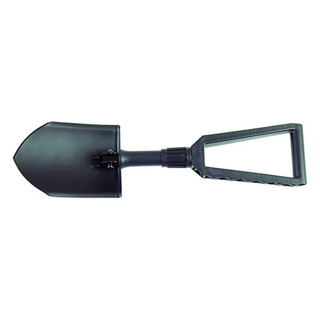 Fiskars Pala Pieghevole per Campeggio e Alpinismo 2 in 1 - Lunghezza 59 cm - Acciaio al Boro Temprato - Nero