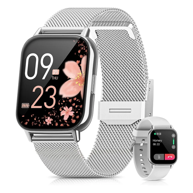 Reloj Inteligente Mujer 2023 Bluetooth SWGOTA 185 Display Smartwatch Seguimiento Menstrual