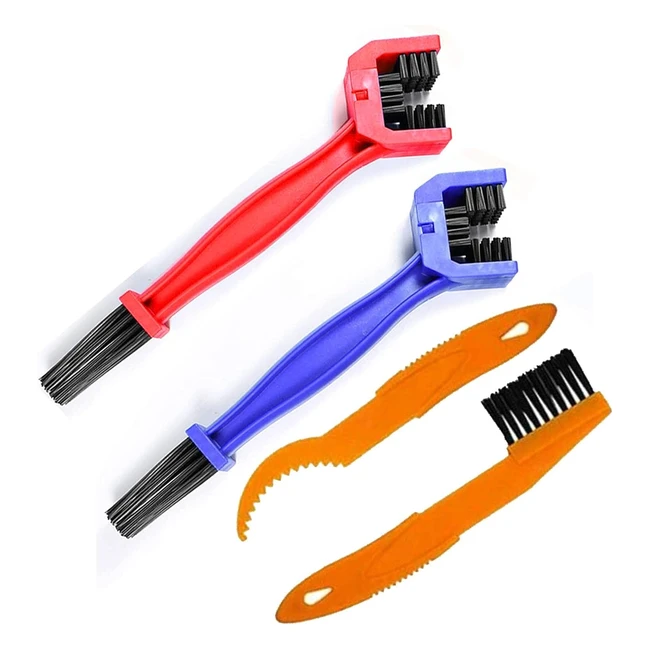 Kit de nettoyage pour vélo Qeeheng - 4 outils pour entretenir votre vélo et votre chaîne - Pour tous types de vélos et VTT