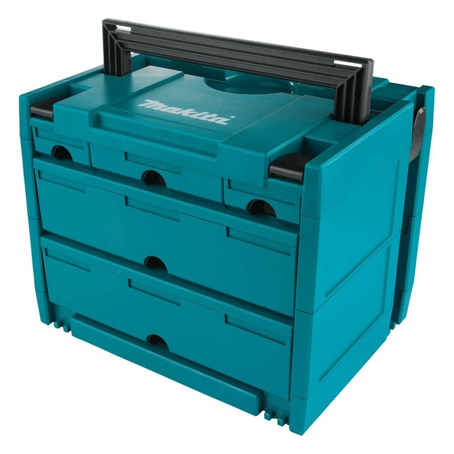 Makita P84349 Makpac Case 5 Drawer - Stackable, Organized, and Portable