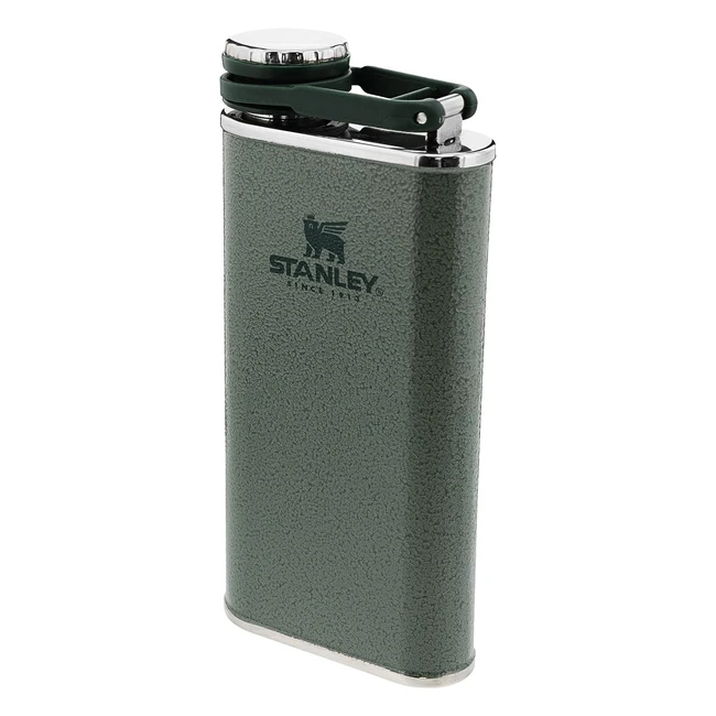 Flasque Stanley Classic Wide Mouth 023L Hammertone Green - Anti-perte, Étanche, Sans BPA
