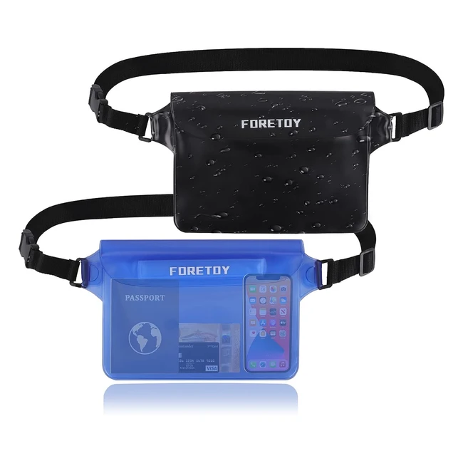 Bolsa Impermeable Foretoy 2 Pack - IP68 - Deportes Acuáticos