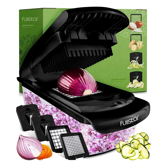 4in1 Vegetable Chopper - Effortlessly Chop, Slice, and Julienne - Kitchen Multifunctional Cutter