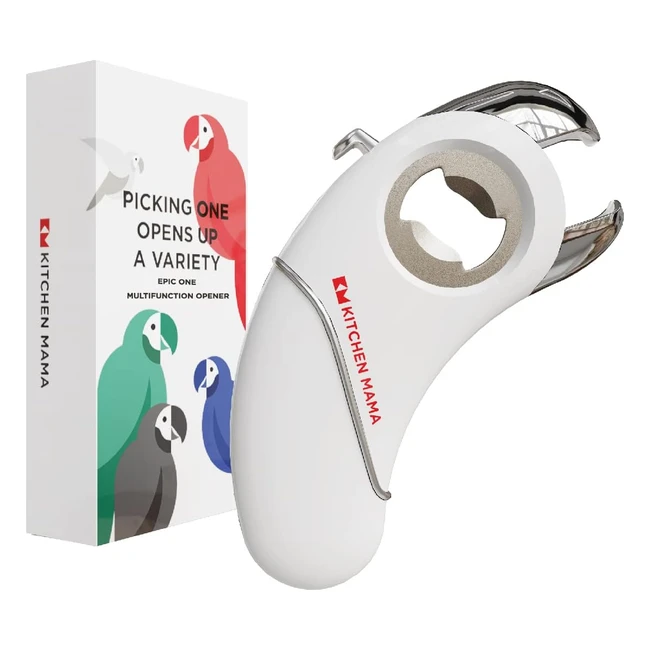 Abridor Multifuncional Kitchen Mama Epic One - Blanco