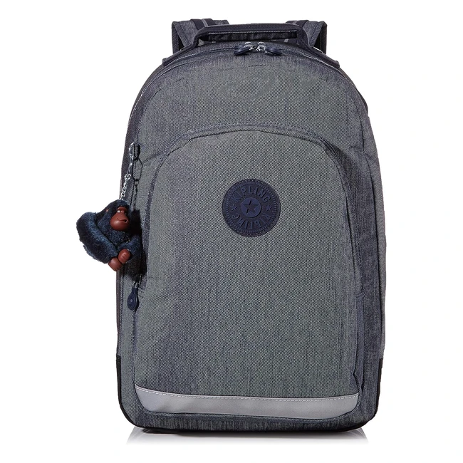 Kipling Class Room Large Backpack with Laptop Protection - 15.43cm, 28L - Marine Navy