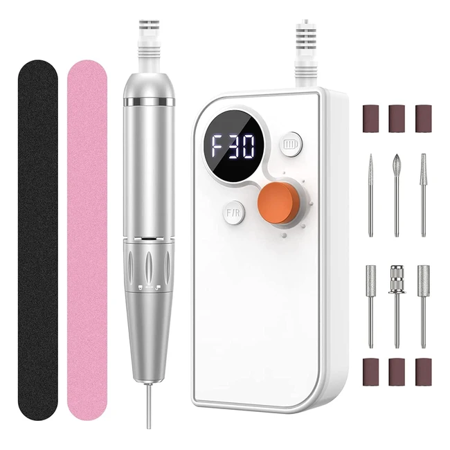 Fresa Unghie Professionale Set Elettrica Portatile - 30000 Giri - Nessun Rumore - Nessuna Vibrazione
