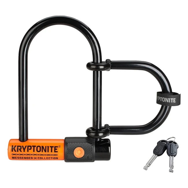 Kryptonite Messenger Mini Plus - Ulock per biciclette con estensore ruota