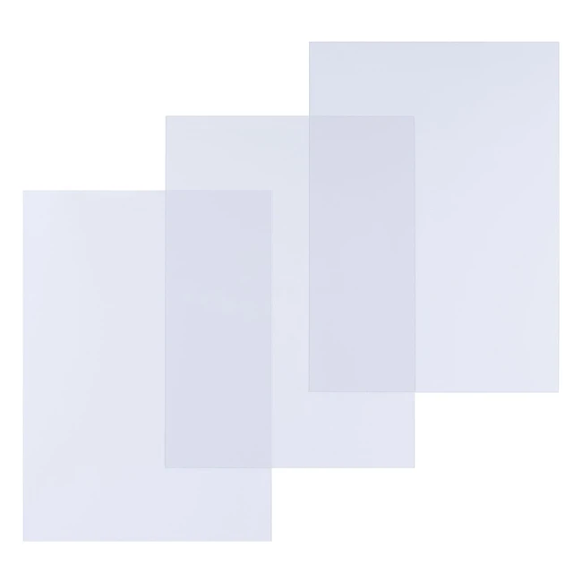 Pavo Couvertures Reliure Polypro Mat 300 Microns A4 - Lot de 100