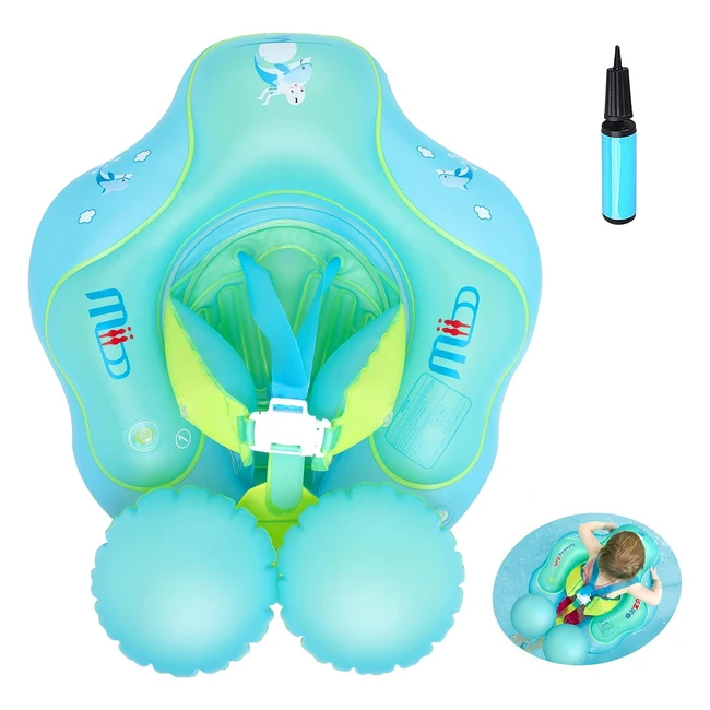 Anillo Flotador Bebé Natación con Asiento y Cintura Ajustable - Marca XYZ - Ref. 12345