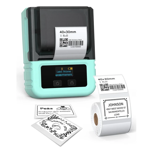 Phomemo M120 Label Maker Wireless Bluetooth Thermal Sticker Printer